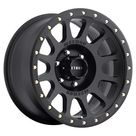 Water World 17 x 8.5 in. NV with 5 on 5.5 Bolt Pattern, Matte Black WA1232452